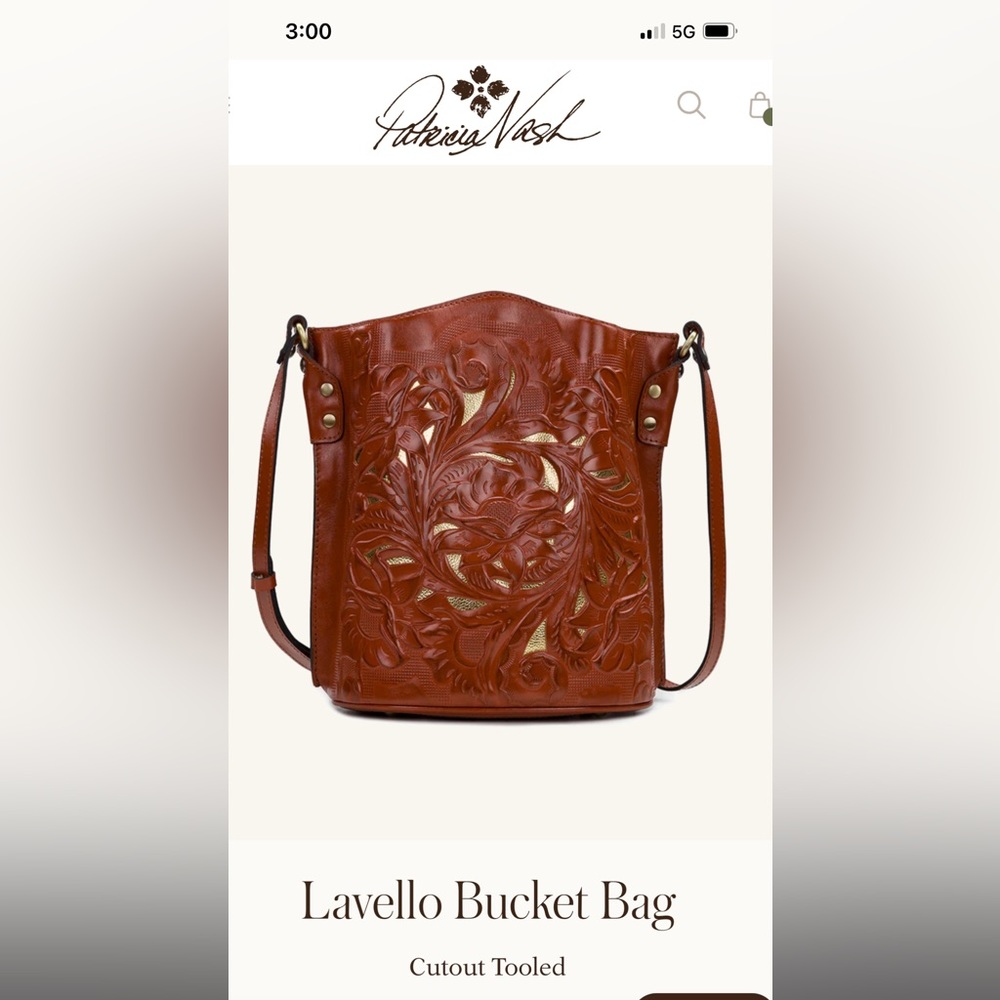 Patricia Nash Lavello Bucket Bag